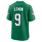 P.Eagles #9 Makai Lemon Kelly Green Alternate Game Football jersey Thaam