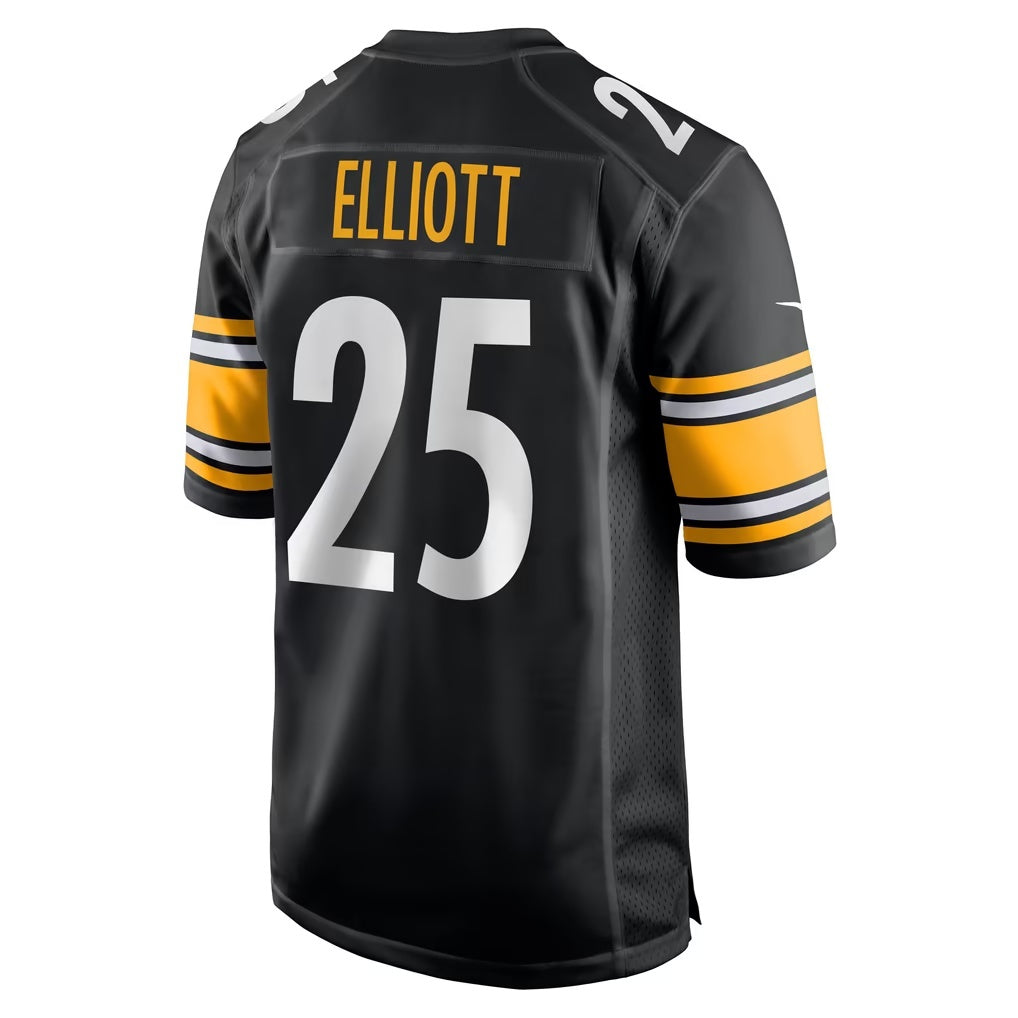 P.Steelers #25 DeShon Elliott Black Game Football jersey Thaam