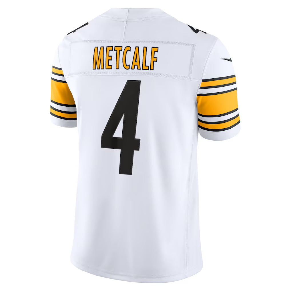P.Steelers #4 DK Metcalf White Vapor F.U.S.E. Stitched Limited Jersey Thaam