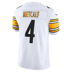 P.Steelers #4 DK Metcalf White Vapor F.U.S.E. Stitched Limited Jersey Thaam