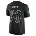 P.Steelers #90 T.J. Watt Black 2026 Salute to Service Stitched Limited Football jersey Thaam