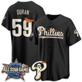 Philadelphia Phillies #59 Jhoan Duran Black Thaam Halloween 2026 Vapor Limited Stitched Jersey