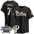 Philadelphia Phillies #7 Trea Turner Black Thaam Halloween 2026 Vapor Limited Stitched Jersey