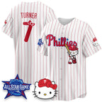 Philadelphia Phillies #7 Trea Turner White Thaam Meow KT Vapor Limited V2 Stitched Jersey