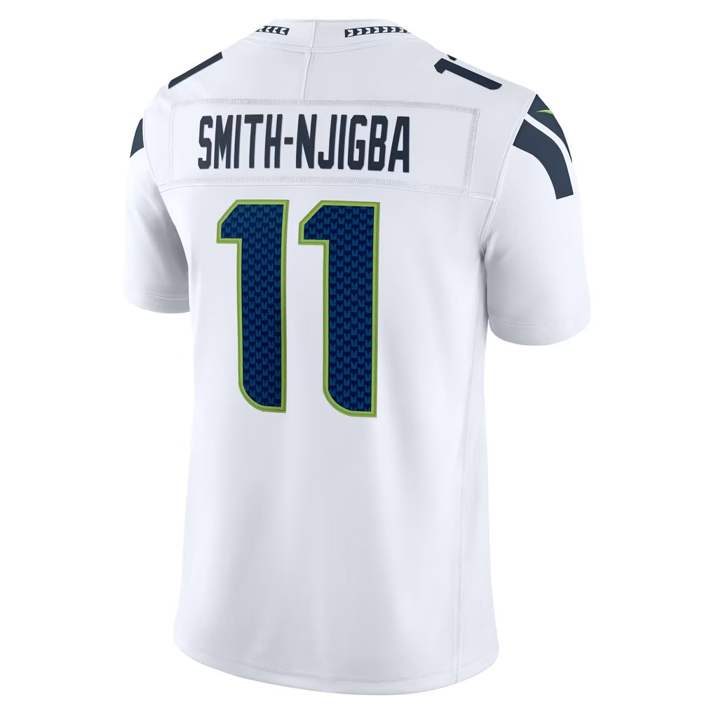 S.Seahawks #11 Jaxon Smith-Njigba White Vapor F.U.S.E. Stitched Limited Football jersey Thaam