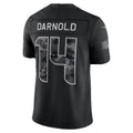S.Seahawks #14 Sam Darnold Black 2026 Salute to Service Stitched Limited Football jersey Thaam