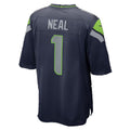 S.Seahawks #1 Julian Neal College Navy Team Game Football jersey Thaam