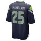 S.Seahawks #25 Dontae McMillan College Navy Team Game Jersey THAAM