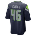 S.Seahawks #46 Jimmy Ciarlo College Navy Team Game Jersey THAAM