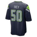 S.Seahawks #50 Jared Ivey College Navy Team Game Jersey Thaam