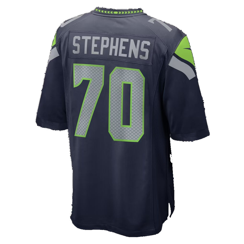 S.Seahawks #70 Beau Stephens College Navy Team Game Football jersey Thaam