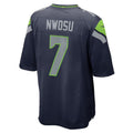 S.Seahawks #7 Uchenna Nwosu College Navy Team Game Jersey Thaam
