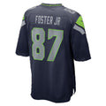 S.Seahawks #87 Montorie Foster Jr Navy Thaam Game Player Jersey