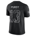 SF.49ers #13 Brock Purdy Black 2026 Salute to Service Stitched Limited Football jersey Thaam
