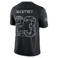 SF.49ers #23 Christian McCaffrey Black 2026 Salute to Service Stitched Limited Football jersey Thaam