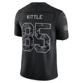 SF.49ers #85 George Kittle Black 2026 Salute to Service Stitched Limited Football jersey Thaam