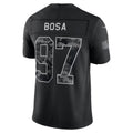 SF.49ers #97 Nick Bosa Black 2026 Salute to Service Stitched Limited Football jersey Thaam