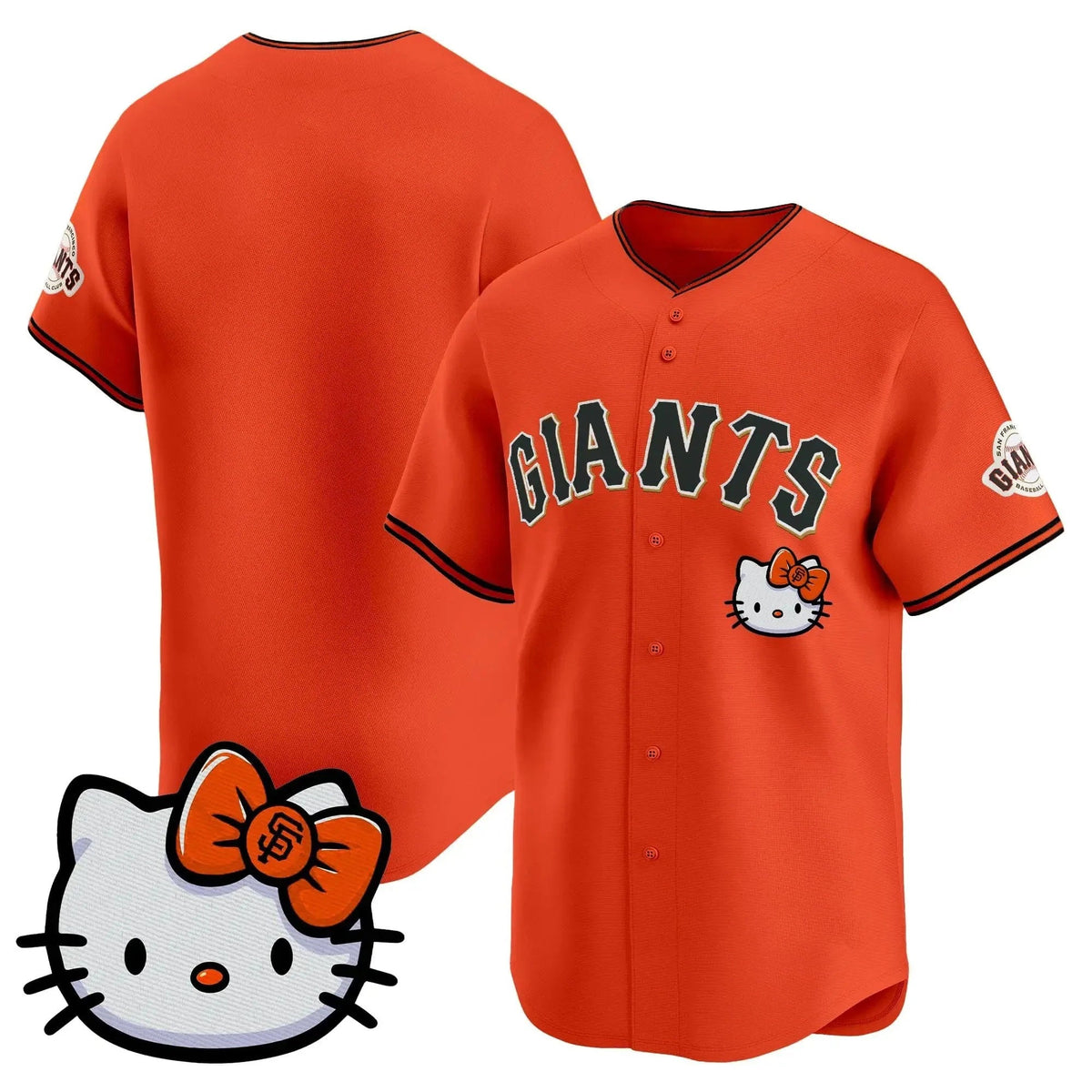 San Francisco Giant Orange Thaam Meow KT Vapor Premier Limited All Stitched Jersey