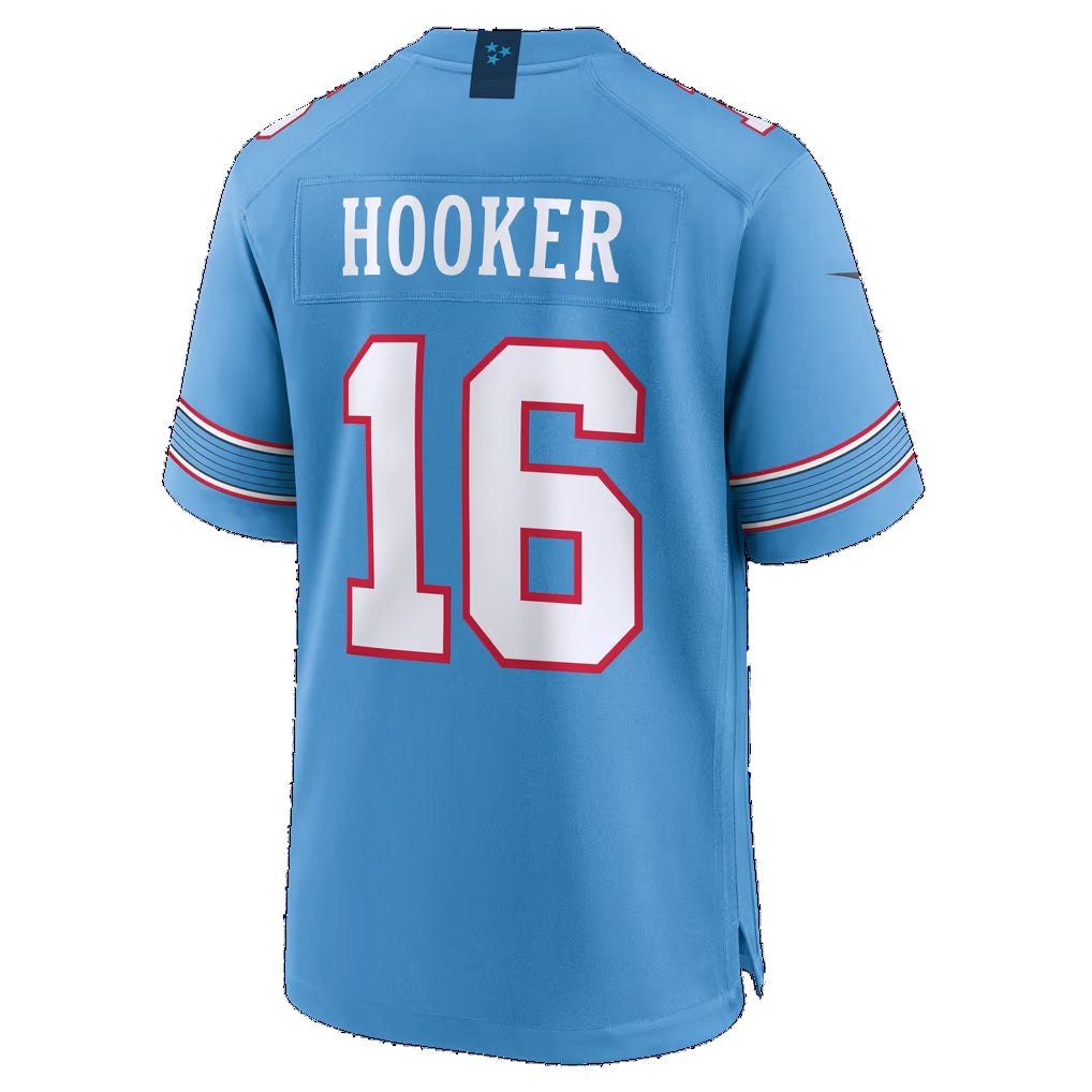 T.Titans #16 Hendon Hooker Light Blue Team Game Football jersey Thaam
