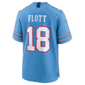 T.Titans #18 Cordale Flott Light Blue Team Game Football jersey Thaam
