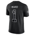 T.Titans #1 Cameron Ward Black 2026 Salute to Service Stitched Limited Football jersey Thaam