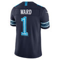 T.Titans #1 Cameron Ward Navy 2026 Rivalries Collection Stitched Limited Jersey Thaam