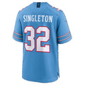 T.Titans #32 Nicholas Singleton Light Blue Team Game Football jersey Thaam
