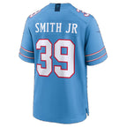 T.Titans #39 Melvin Smith Jr Light Blue Team Game Football jersey Thaam
