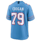 T.Titans #79 Pat Coogan Light Blue Team Game Football jersey Thaam