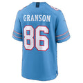 T.Titans #86 Kylen Granson Light Blue Team Game Football jersey Thaam