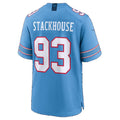 T.Titans #93 Nazir Stackhouse Light Blue Team Game Football jersey Thaam