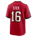 TB.Buccaneers #16 Easton Stick Red Team Game Football jersey Thaam