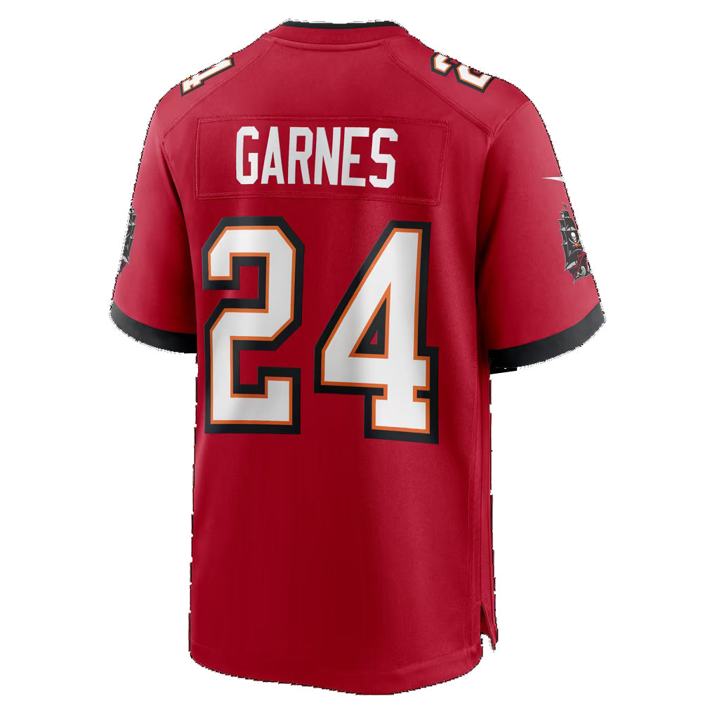 TB.Buccaneers #24 Ayden Garnes Red Team Game Football jersey Thaam