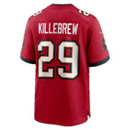 TB.Buccaneers #29 Miles Killebrew Red Team Game Football jersey Thaam