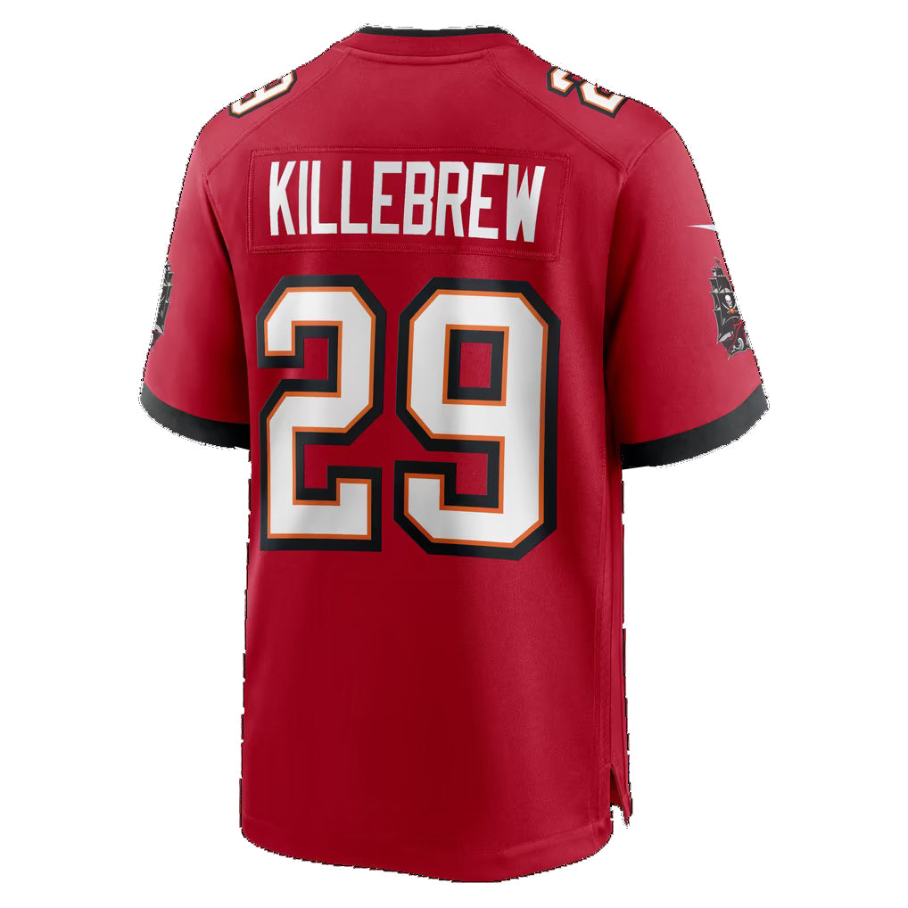 TB.Buccaneers #29 Miles Killebrew Red Team Game Football jersey Thaam