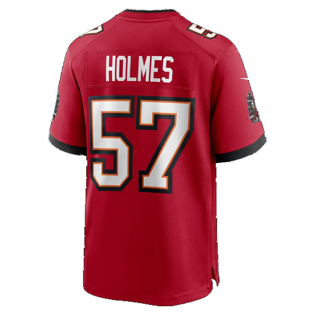 TB.Buccaneers #57 Yasir Holmes Red Team Game Football jersey Thaam