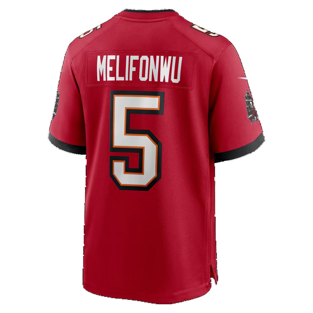 TB.Buccaneers #5 Ifeatu Melifonwu Red Team Game Football jersey Thaam