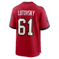 TB.Buccaneers #61 Henry Lutovsky Red Team Game Football jersey Thaam
