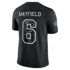 TB.Buccaneers #6 Baker Mayfield Black 2026 Salute to Service Stitched Limited Football jersey Thaam