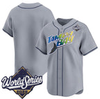 Tampa Bay Rays Blank Grey 2026 World Series Limited Stitched Jersey THAAM