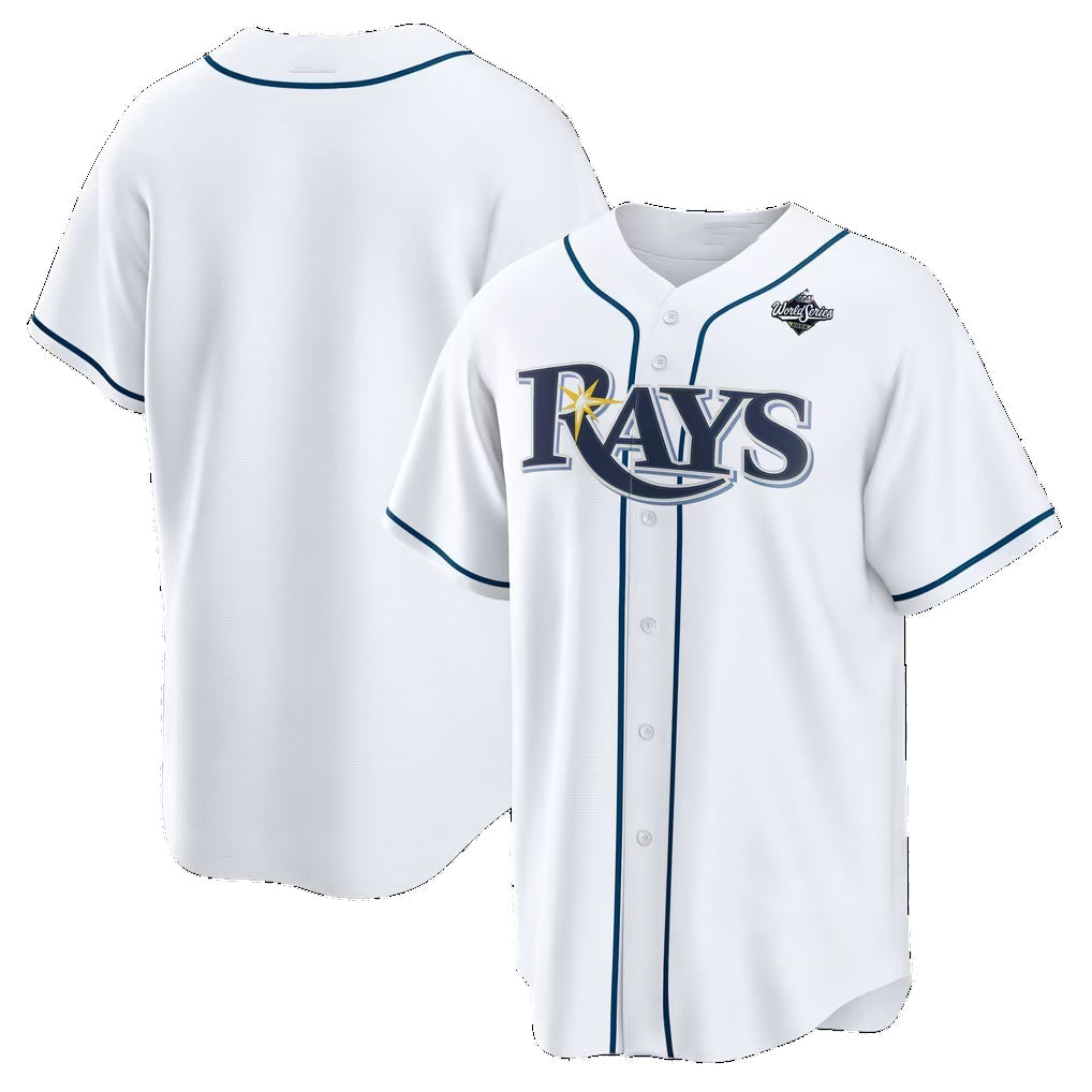 Tampa Bay Rays White 2026 World Series Home Replica Jersey THAAM