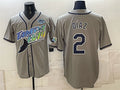 Tampa Bay Rays #2 Yandy D¨ªaz Gray 2026 AL East Champions Patch Vapor Limited Stitched Jersey THAAM