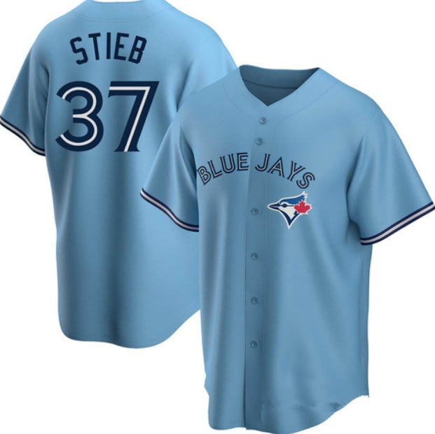 Toronto Blue Jays #37 Dave Stieb Blue Home Cool Base Stitched Jersey THAAM