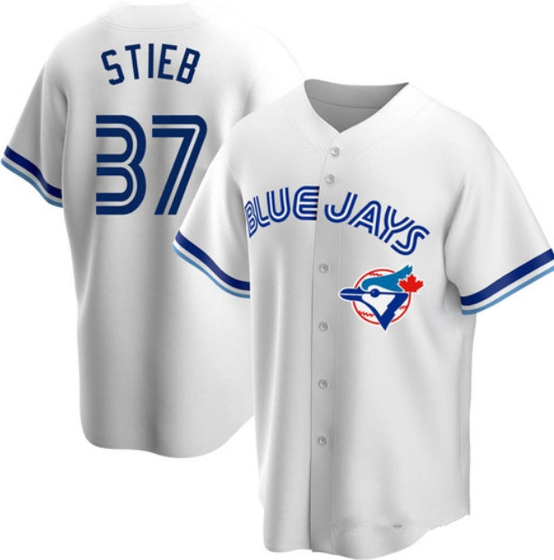 Toronto Blue Jays #37 Dave Stieb White Cooperstown Collection Jersey THAAM
