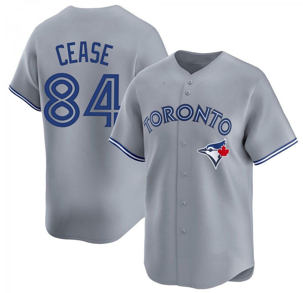 Toronto Blue Jays #84 Dylan Cease Gray Cool Jersey THAAM
