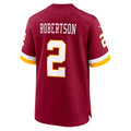 W.Commanders #2 Amik Robertson Burgundy Team Game Jersey THAAM