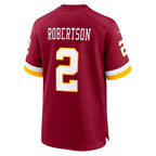 W.Commanders #2 Amik Robertson Burgundy Team Game Jersey THAAM