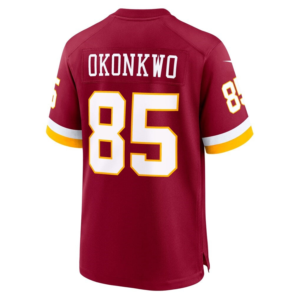 W.Commanders #85 Chigoziem Okonkwo Burgundy Team Game Jersey THAAM