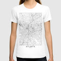 atlanta-white-map T-Shirts