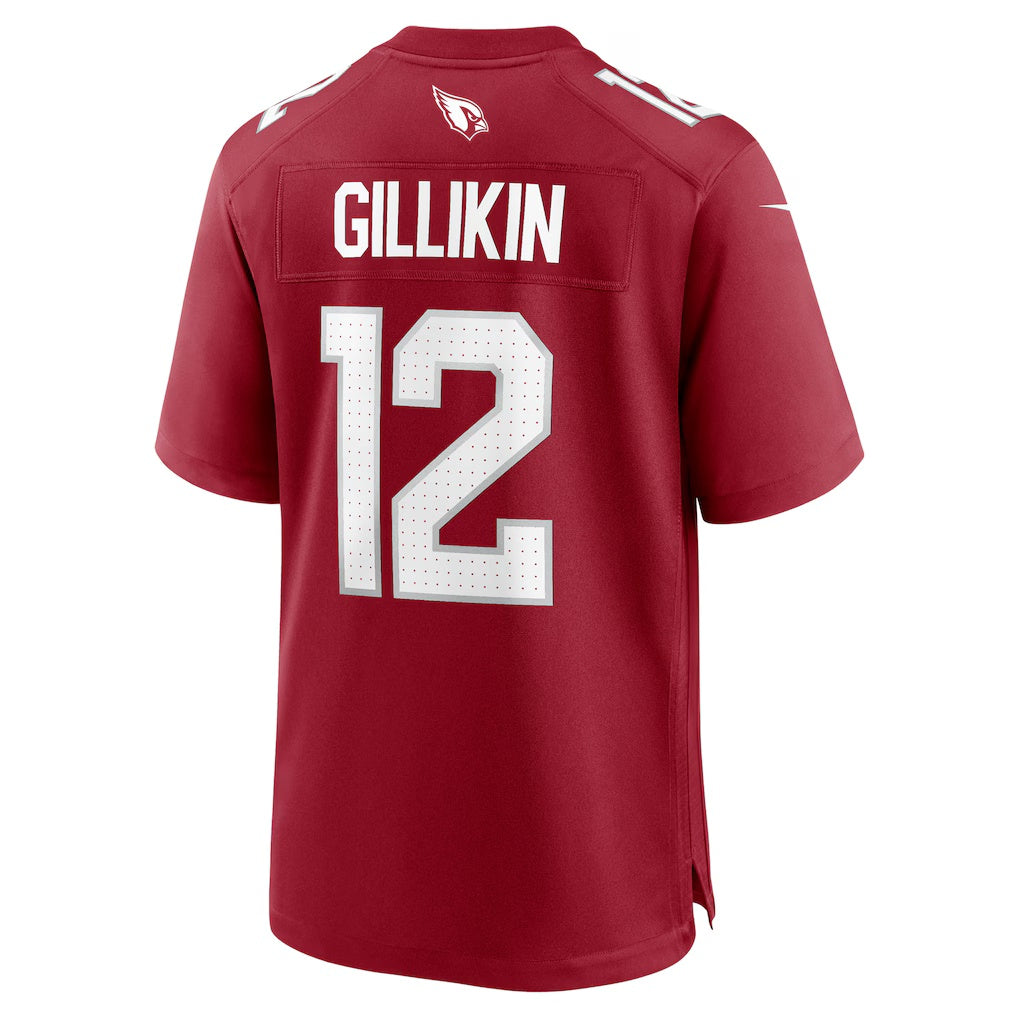 A.Cardinals #12 Blake Gillikin Cardinal Thaam Team Game Jersey